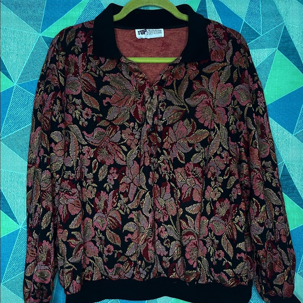 Vintage Top Notch Floral Polo